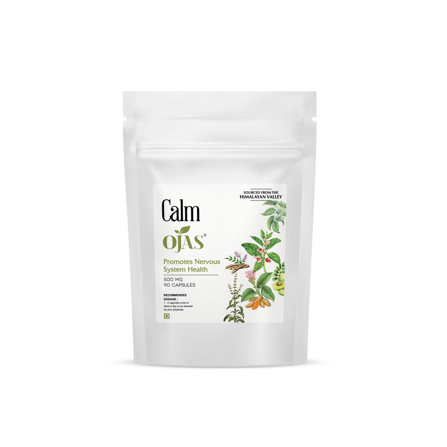 
                  
                    CalmOjas - Promotes Nervous System Health (500 mg Capsules | 90 capsules)
                  
                