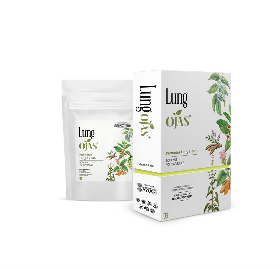 LungOjas - Promotes Lung Health (500 Mg Capsules | 90 Capsules)